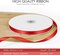 100 Yards 3/8 inch Satin Ribbon, Fabric Ribbon Solid Color Perfect for Gift Wrapping, Wedding, Handmade Bows, Floral Bouquets and Party Decoration(red)